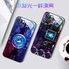 1X LED Shine Flash Car Light Up Glass Phone Case Cover for iPhone 16 15 14ProMax