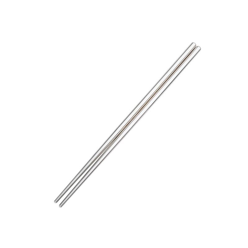 Non-slip Round Stainless Steel Chopsticks