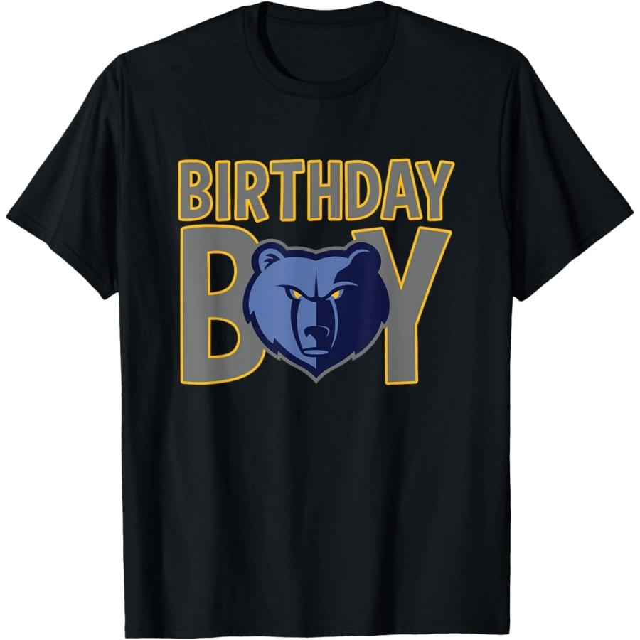 NBA Birthday Boy Memphis Grizzlies Retro Logo T-Shirt S