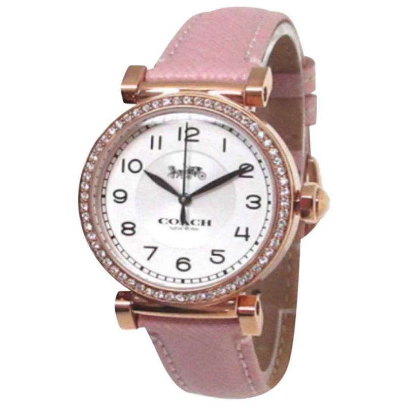 Coach Women's Madison 14503395 Pink Leather Strap