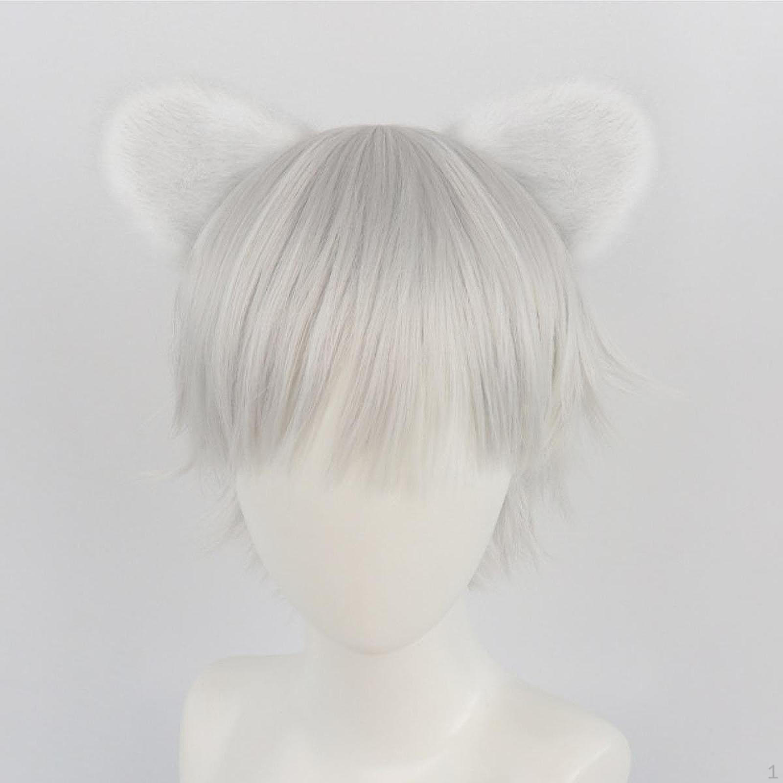 

Обруч для волос в виде ушей животных для танцев и выступлений белый