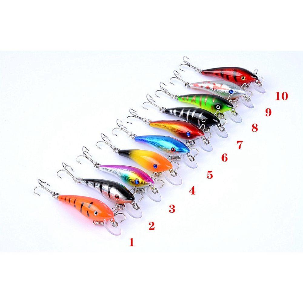 Multicolor Wobbler Tackle Crankbaits Minnow Lures Fish Hooks Minnow Baits Winter Fishing