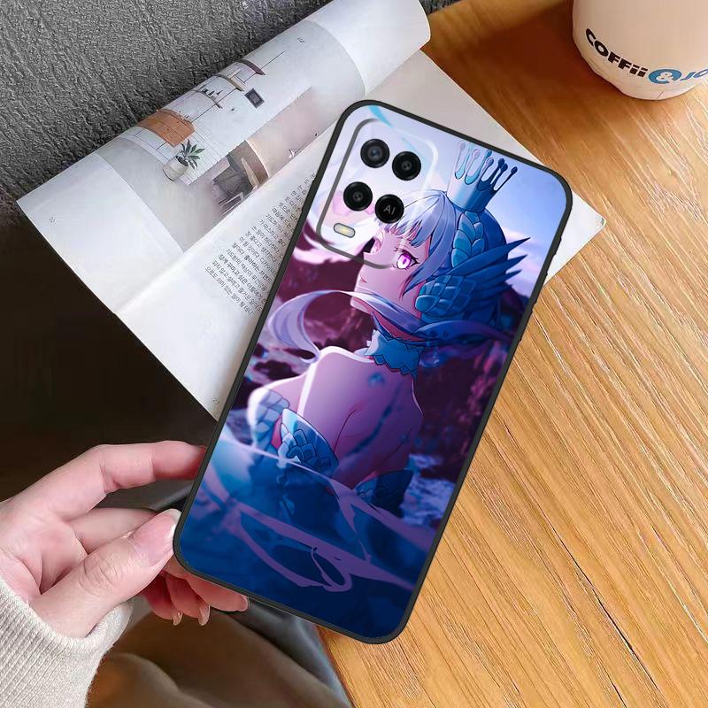Noelle Genshin Impact Case For Oppo A18 A38 A74 A94 A54 A58 A78 A98 A80 A60 A40 A96 A76 A16 A15 A17 A57 A5 A6 Pro