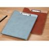 With Pen Holder PU Leather Writing Clip Metal Board Clip Document Organizer  Office