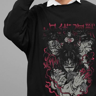 Felpa Jujutsu Kaisen Maglione Choso Pullover Anime JJK Gojo Satoru Sukuna