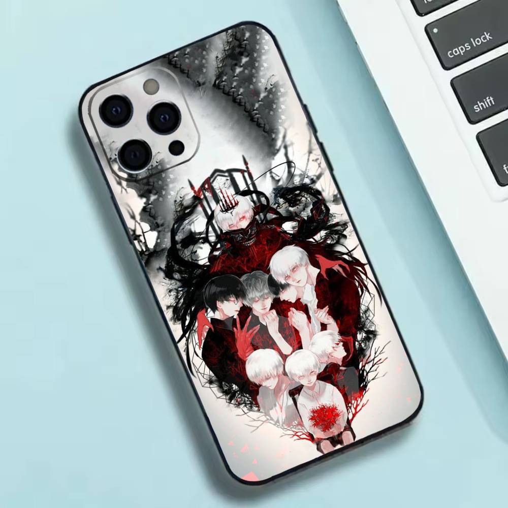 Anime T-Tokyo Ghoul wallpaper  Phone Case Silicone Soft For IPhone 17 16 15 14 13 12 11 X XR Plus Pro Max Plus