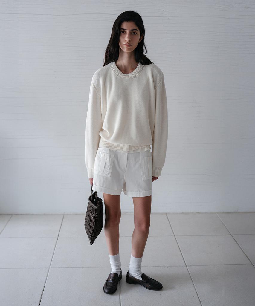 Beullaengkeulumumeon Bush Shorts_Ivory