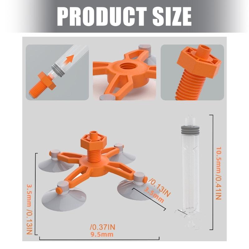 Quick Fix Windshield Chip Repair Kit to Repair Scratches Cracks with Suction Cup Curing Light Efficiency Repair Kit