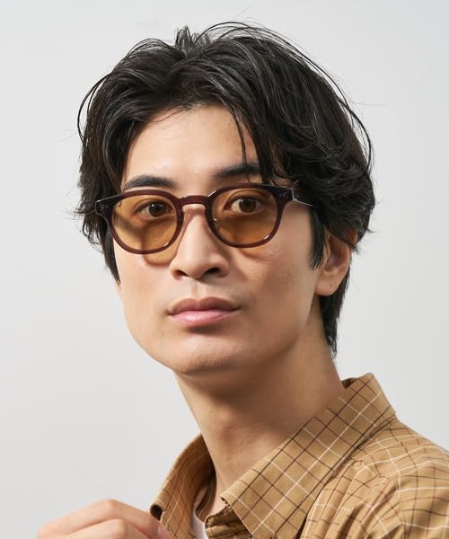 Wellington type sunglasses Unisex UV UV men [Zoff] (brown (clear)) protection, protection, stylish, unisex, women, [ZA241G52_43A1 ZA241G52-43A1]