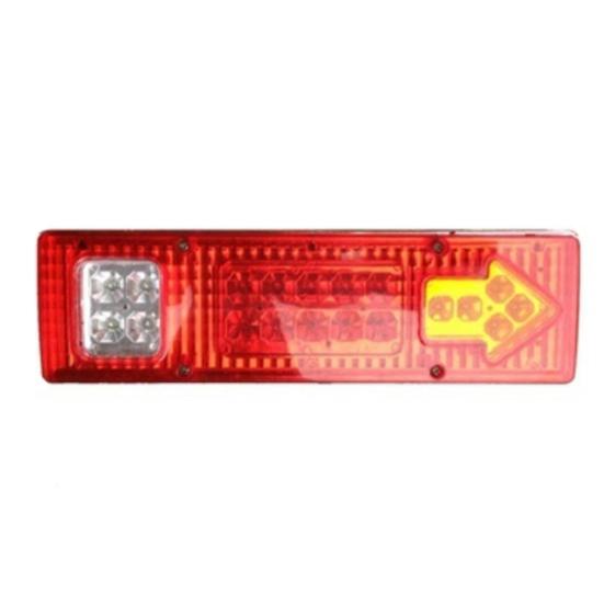 LED Truck Taillight Vehicle Three-Wheeled Motorized Agricultural 12V 24V Light