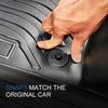 for Volvo EX30 2024 2025 Car Floor Mats Cargo Liner Trunk Pad TPE 3D Foot Mat Waterproof Odorless Tray Set BLACK