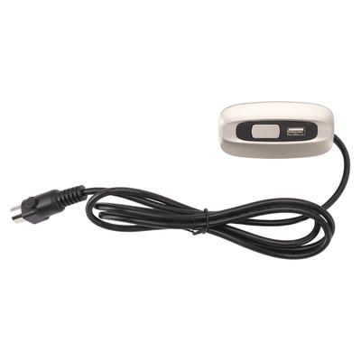Télécommande 5 broches 2 boutons pour fauteuil releveur, interrupteur de commande pour canapé électrique inclinable avec port de chargement USB 12-29V