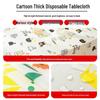 Cartoon Cat Disposable Tablecloth