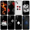 Ace of Spades Poker Phone Case For iPhone 15 14 Plus 11 12 13 16 Pro Max Mini 7 8 X XR XS Max Cover