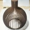 Modern Wood Pendant Light for Living Room Decoration Black Hanging Lamp Suspension Wooden Chandelier Lighting Fixtures