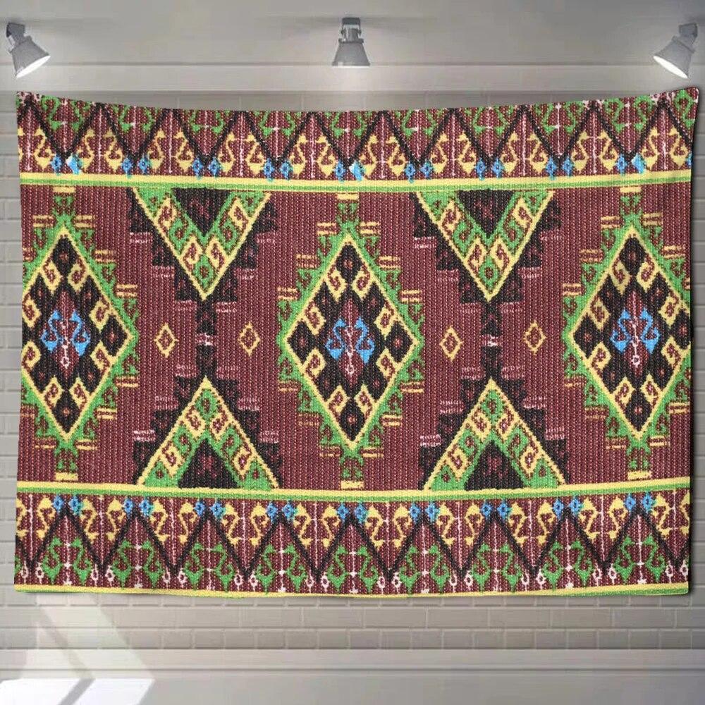 Персидский абстрактный декоративный гобелен с узором мандалы — фото 9