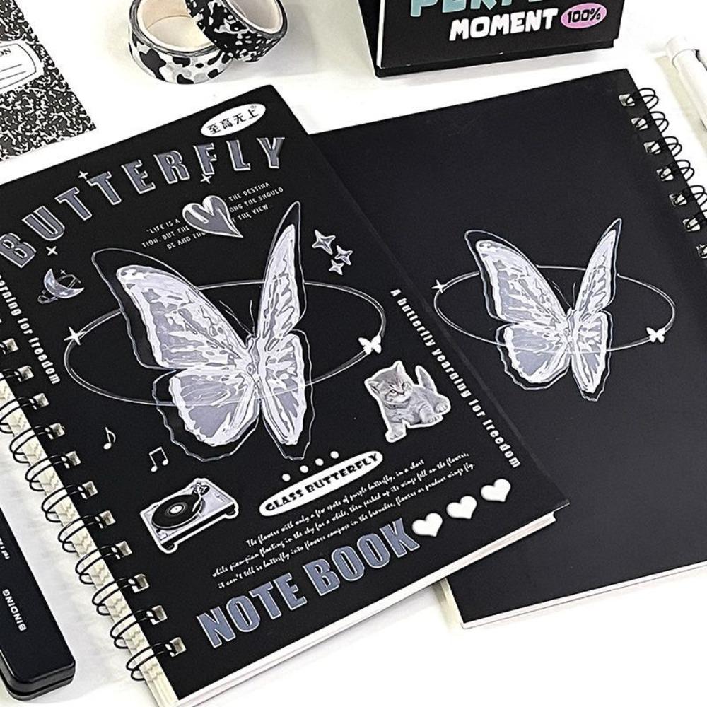 50 Sheet A5 Notebook Y2K Vintage American Style Notebook Coil Notapad Office Accessories