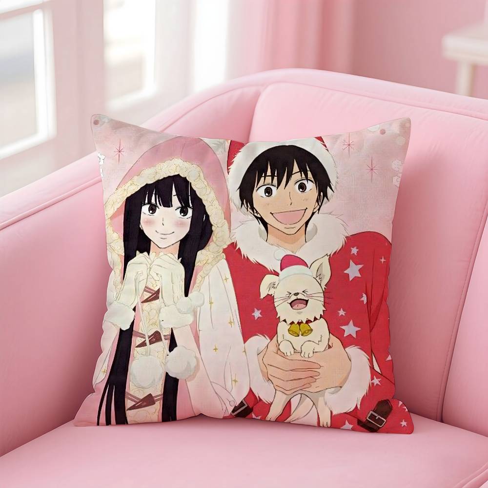 K-Kimi Ni T-Todoke Аниме Наволочка с принтом наволочка гостиная диван чехол для подушки декор комнаты для спальни 16x16Inch