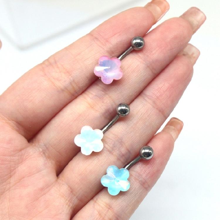 Heart Belly Button Jewelry Navel Piercing Stainless Steel Texture Perfect for Showcasing Individual Style at Gatherings