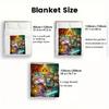 The Owl House 2D Flat Pattern Flannel Blanket High quality All Seasons Warmth and Comfort Perfect for Christmas Gifts.PMT0914437