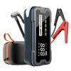 Portable Car Jump Starter 4000A Peak 24000mAh with 150PSI Air Compressor for 12V Gas/Diesel Cars Type-C LCD Display LED Light B