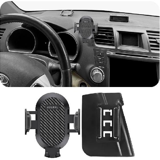 Car Phone Holder Fits for Toyota Highlander 2008-2013 Accessories,Thick Cases Friendly,Cell Phone Mount for 4.7-7 In Phones,360 Degree Rotation,Easy