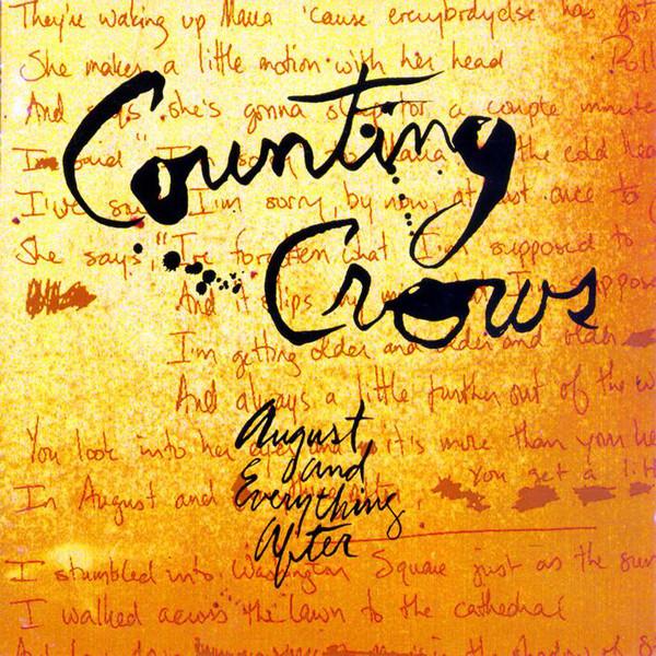 CD COUNTING CROWS Август Всё После DGCD24528 DGC 1993 США Рок Б/у