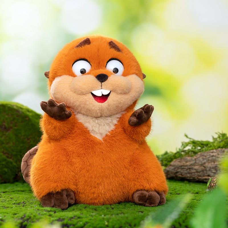 Nice Anime Hoppers Plush Cute King Georges Tom Lizard Plush Soft Stuffed Animal Beaver Plushie Doll Toy Birthday Gift for Kid