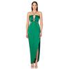 Summer Women's Split Hanging Neck Slim Elegant Dresses