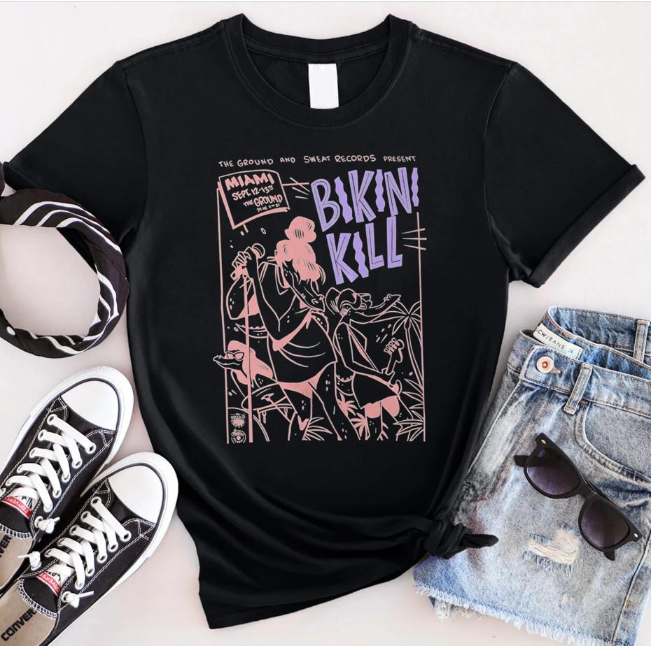 Bikini Kill Revolution Riot Grrrl Punk Rock Music T shirt Unisex T-Shirt XL