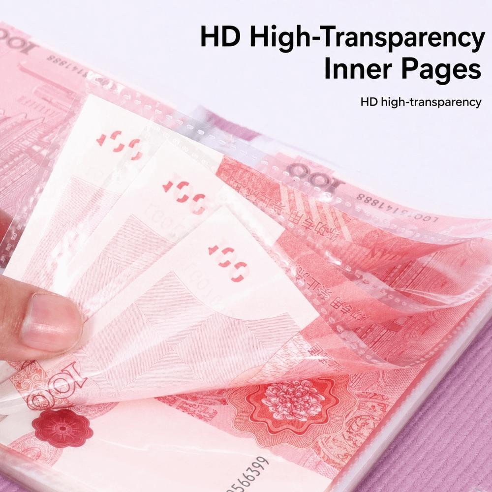 A6 Cash Budget Binder Double-Sided Pocket Cash Budget Savings Book Household