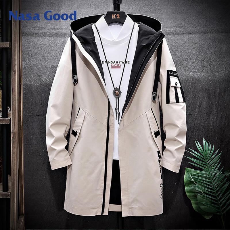 

NASA GOOD Men s Mid-length Hooded Jacket L