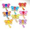 10 Pieces of Mixed Dragonfly Shaped Flat Back Rhinestone Suitable for Jewelry Making DIY Various Decorations