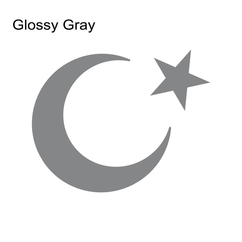 

Turkish Flag Moon And Stars Car Sticker Scratch Resistant Vinyl Decals Truck Body Bumper Rear Window Auto Decoration Accessories 15x11cm