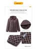 Mom's 2025 Winter Coat: New Velvet Cotton Jacket with Added Fleece for Middle-Aged and Elderly Women