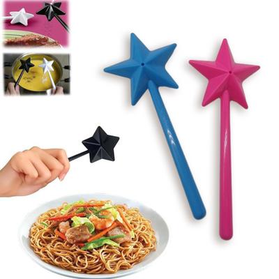 Přenosná třepačka na slaný pepř Plnitelný dávkovač koření Potravinářský kuchyňský nástavec na koření BPA Free Star Wand