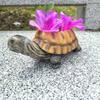 Creative Animal Ornament Vase Simulated Turtle Flowerpot Durable Succulent Planter  Home Office