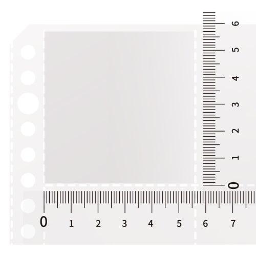 Seiun Shoten Chocolate Stickers, Large/Neo Size, Perfect Pocket Refills, A4 Size, Clear, 10-Pack