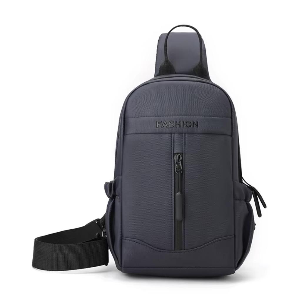 Commuting Nylon Sling Backpack Waterproof Male Crossbody Bag Single Shoulder Bag  Biking
