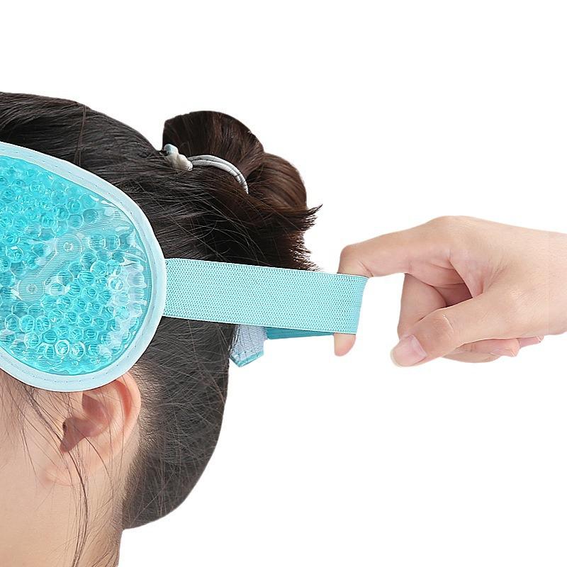 Gel Beads Cooling/Heating Forehead Band - Reusable Ice Pack for Pain Relief