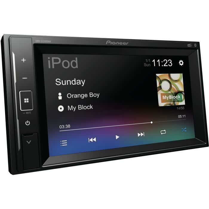 Multimedia-Autoradio - PIONEER - 6,2"-Bildschirm - 2DIN - DAB - USB - Rückfahrkamera-Eingang