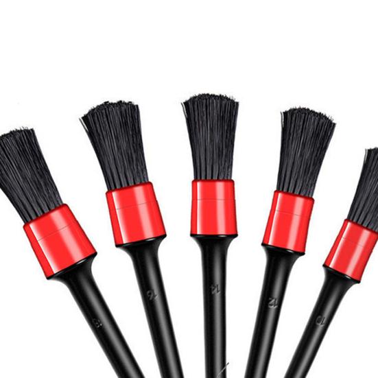 5Pcs/Set Cleaning Brushes Soft Multi-function PP Seat Detailing Cleaner for Car