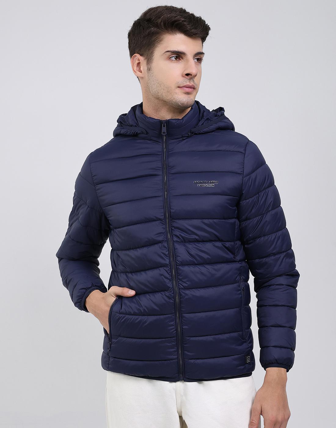 

Monte Carlo Men s Hooded Neck Full Sleeve Jacket XXL темно-синього кольору