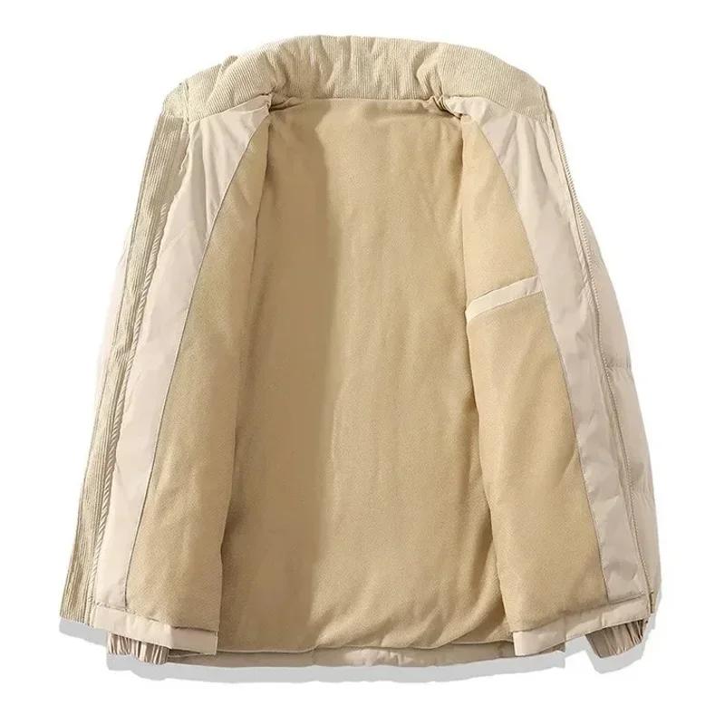 Χειμερινό Πάχος Ζεστό Μπουφάν Puffer Ανδρικά Πουπουλένια Παλτά Casual Αθλητικά Χοντρά Ζευγαρωτά Βαμβακερά Μπουφάν Unisex Εξωτερικά Ρούχα