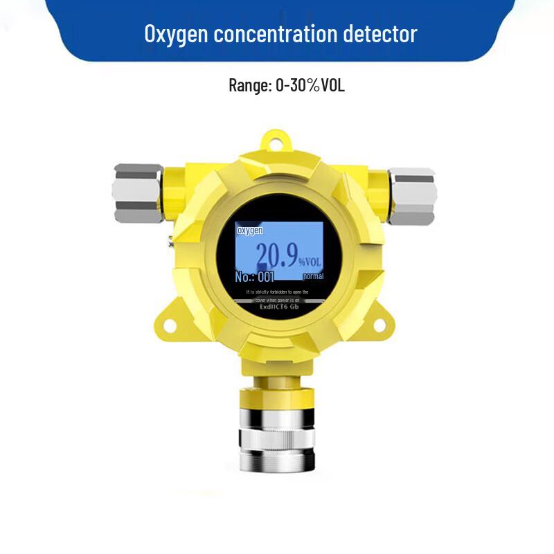 Oxygen Concentration Alarm Detector CN plug (adapter included)