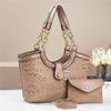 Fashion Handbag Crocodile Pattern Crossbody Bag Versatile Women's Bag Shoulder Bag KTB