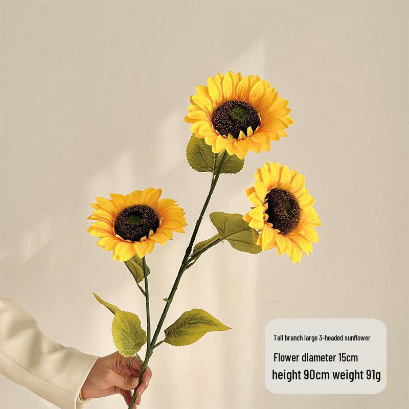 Sunflower Bouquet - Artificial Silk Flowers for Living Room, Office, Bedroom Ornaments