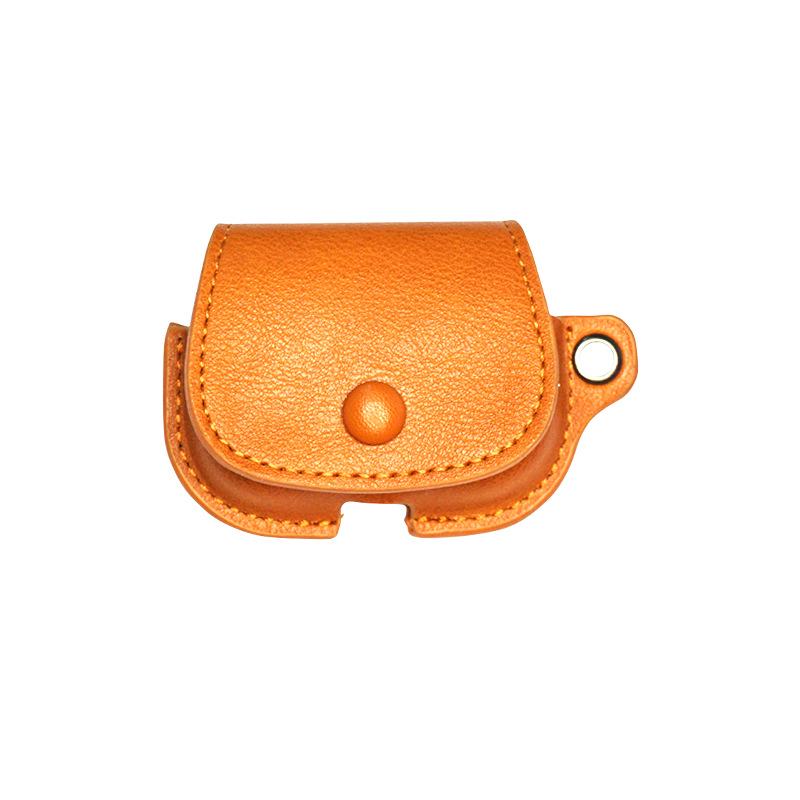Solid Color Leather Protective Case for AirPods Pro/Pro2, 2nd Gen/3rd Gen Bluetooth