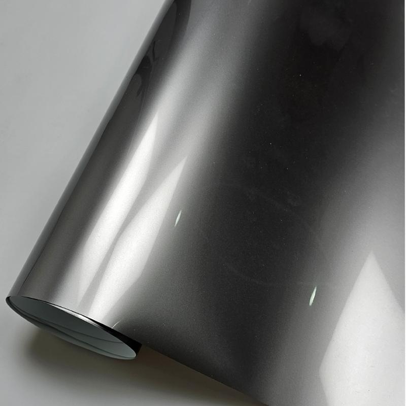 

Highest quality super gloss metallic liquid silver vinyl wrap glossy metallic liquid silvery wrap film for car for Motorcycle 20CMX152CM срібний
