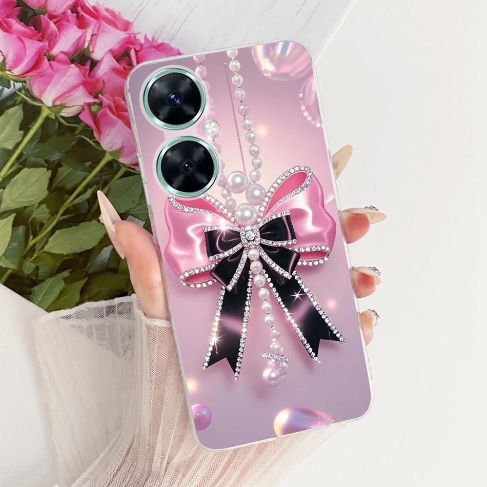 For Huawei Nova 11i Cute Flower Butterfly Cat Painted Case For Huawei Nova11i MAO-LX9 Soft Silicone TPU Phone Cases